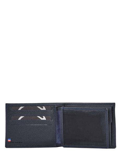 Portefeuille Leder Madras Etrier Blauw madras EMAD121 ander zicht 3